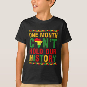 Den afrikanska svarta historikmånaden En månad kan T Shirt