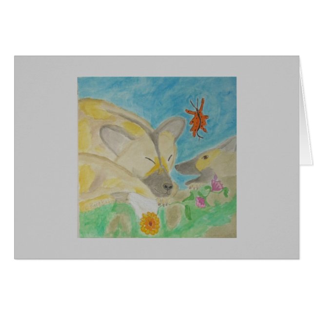 den afrikanska vildhunden värderar OBS kort (Framsidan Horizontal)