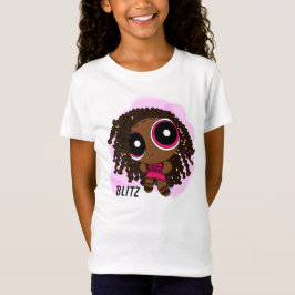 Den Afropuff flickablitzen T Shirt