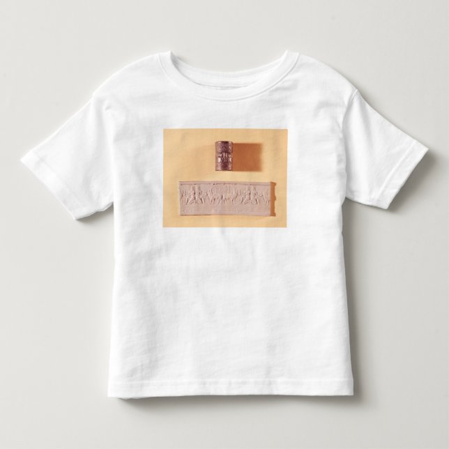 Den Akkadian cylindern förseglar och intrycket T-shirt (Framsida)