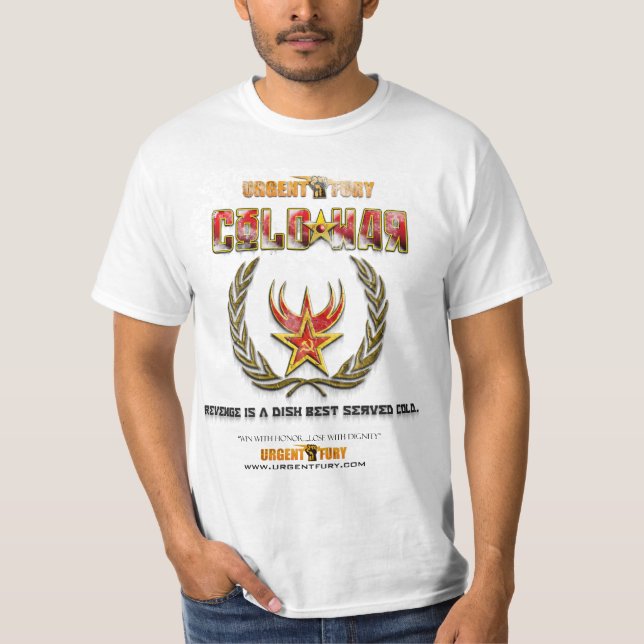 Den akut raserikalla kriget värderar tShirten T-shirt (Framsida)