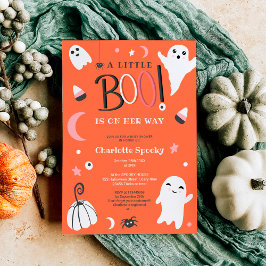 Den akuta orangen är inte att skämma ut Halloween- Inbjudningar