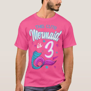 Den akuta Sjöjungfrun är 3: e årsdagen för firande T Shirt