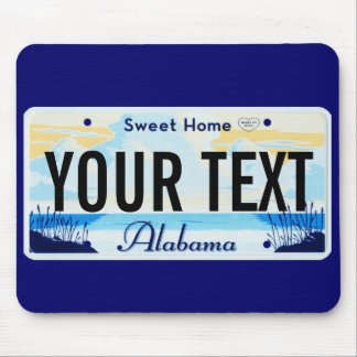 Den Alabama registreringsskyltmusen vadderar Musmatta
