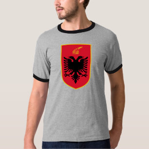 Den Albanien vapenskölden specificerar T Shirt