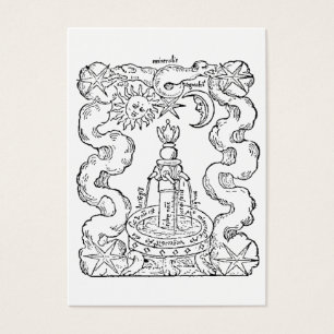 Den Alchemical fontänen Visitkort