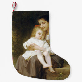 Den äldre syster (av William Bouguereau) Liten Julstrumpa