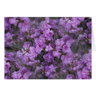 Den aldrig-ändande Azaleas Hälsningskort