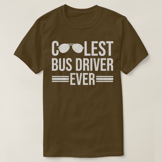 Den äldsta buss-chauffören T Shirt (Design framsida)