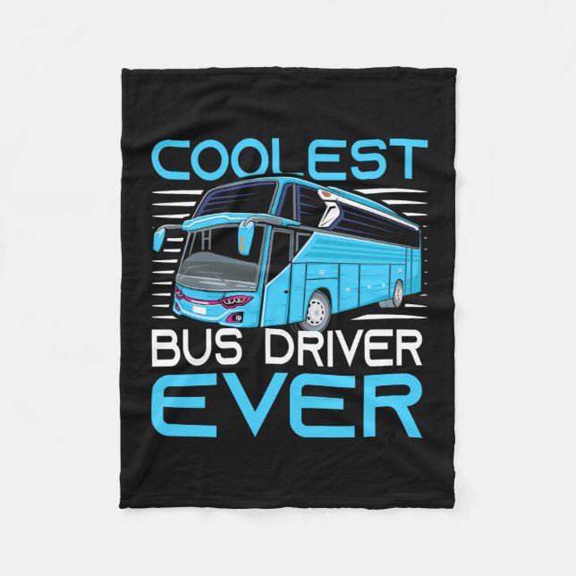 Den äldsta Buss-drivrutinen någonsin Fleecefilt (Framsidan)
