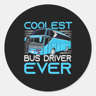 Den äldsta Buss-drivrutinen någonsin Runt Klistermärke