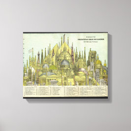 Den äldsta Byggnaden i den gamla världen Canvastryck