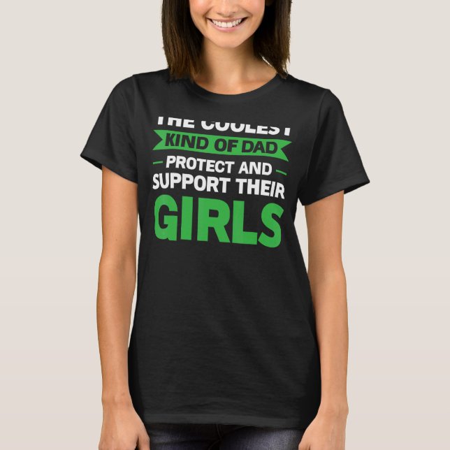 Den äldsta i Pappa-dottern Pappa T Shirt (Framsida)