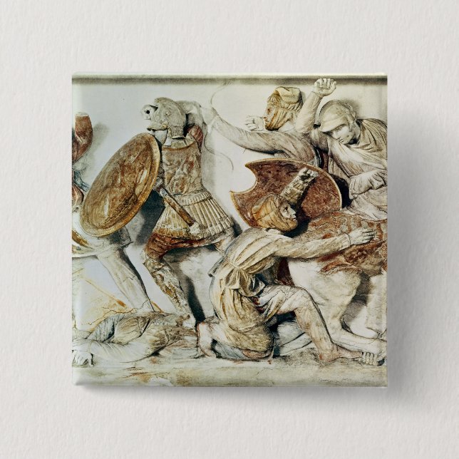 Den Alexander sarkofaget Knapp (Framsida)