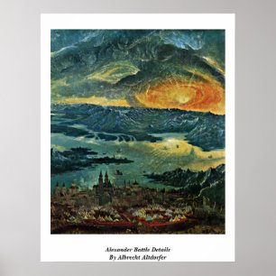 Den Alexander striden specificerar vid Albrecht Poster