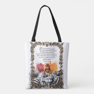 Den Alice totot hänger lös Tygkasse