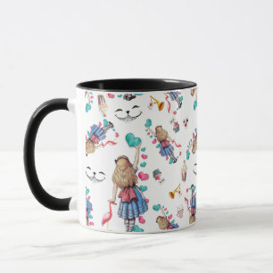 Den Alice underland äventyrar gåvamuggen Mugg