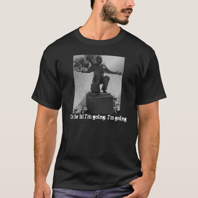 Den AlJolson jumbon uttrycker T-tröja T-shirt (Framsida)