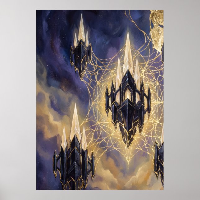 Den Allestädesnärvarande Väven Poster (Framsidan)