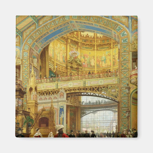 Den allmänna utställningens centrala punkt magnet (Framsidan)