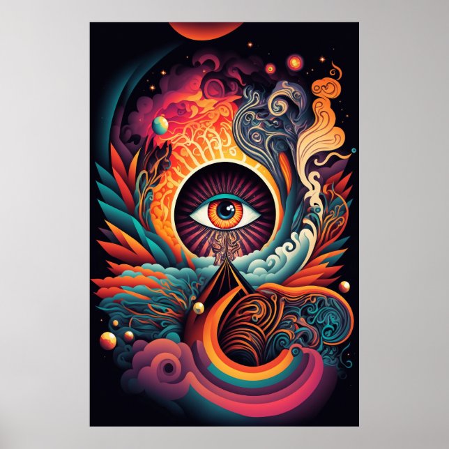 Den allsidiga Öga Poster (Framsidan)