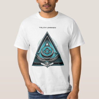 Den allsidiga triangeln Öga - Mystisk geometrisk k T Shirt