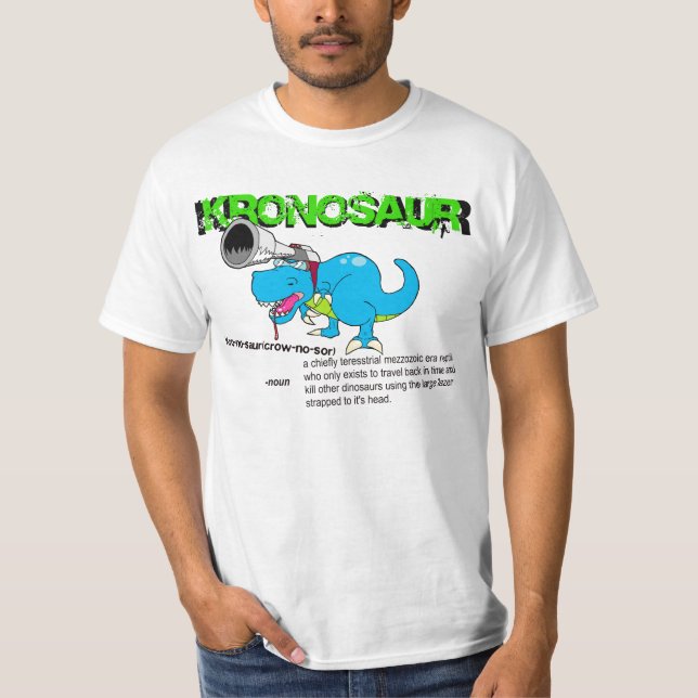 Den allsmäktiga Kronosauren Tröja (Framsida)