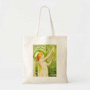 Den Alphonse Mucha AbsintheRobette totot hänger Tygkasse