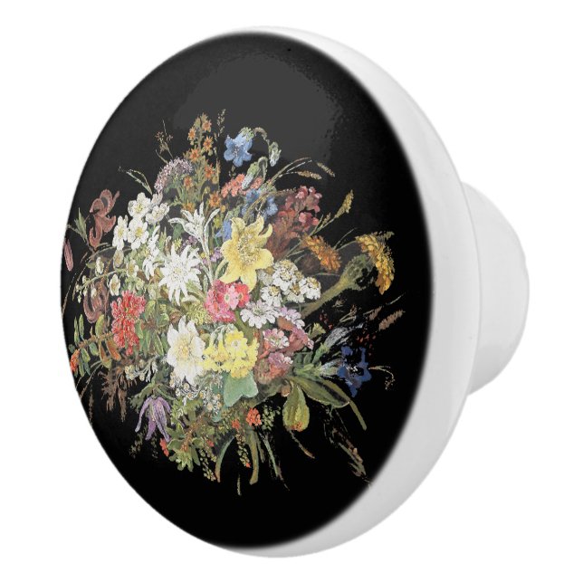 Den alpina vildblomman blommar den Edelweiss Knopp (Höger)