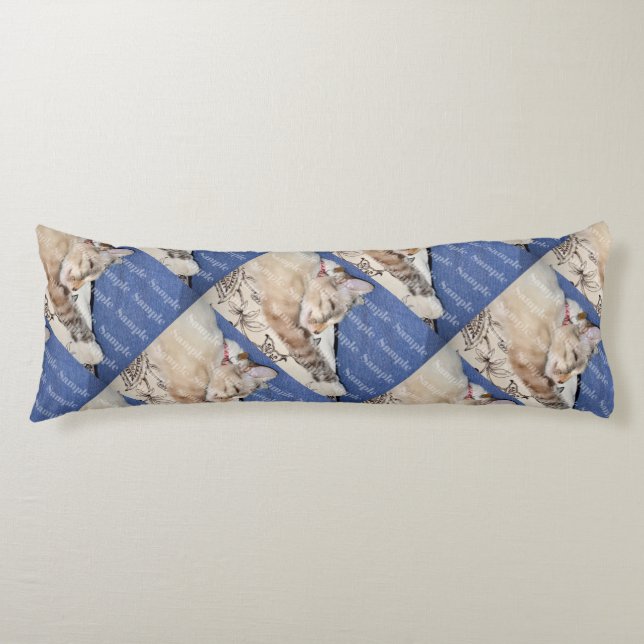 Den älsklings- minnesmärken skapar ditt egna foto kroppskudde (Framsidan)