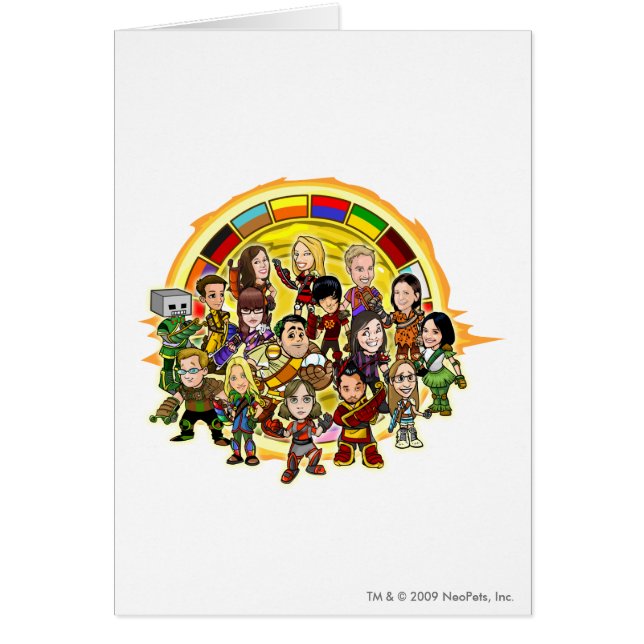 Den Altador koppen bemannar gruppen Hälsningskort (Framsidan)