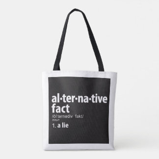 Den ALTERNATIVA FAKTUMDEFINITIONtotot hänger lös Tygkasse