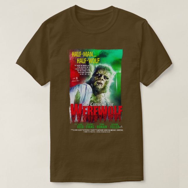 Den alternativa varulvens förbannelse poster t shirt (Design framsida)