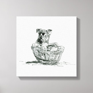 "Den altruistiska - moderna krigföringen" av Jaime Canvastryck