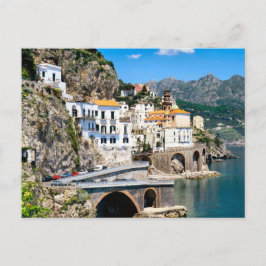 Den Amalfi coadten av den sydliga italien Vykort