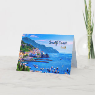 Den Amalfi italien moderna Europa reser fotografi Kort