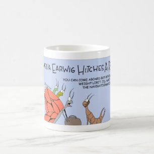 Den Amelia earwigen hitches en ritt Kaffemugg