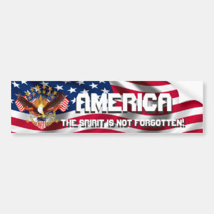 Den Amerika anden glömms inte behar ser noterar Bildekal