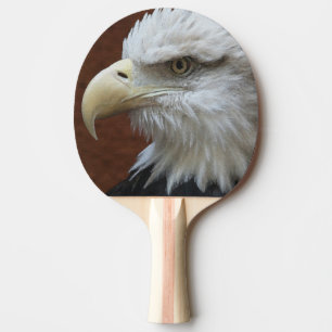 Den amerikanörnfågeln & flagga paddlar pingisracket