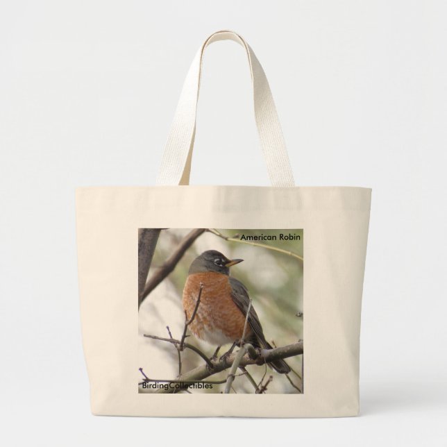 Den amerikanRobin totot hänger lös Jumbo Tygkasse (Framsidan)