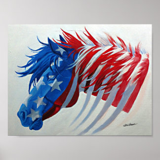 Den amerikanska andan poster