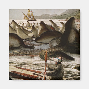 Den amerikanska draken i Expedition, George Catlin Magnet