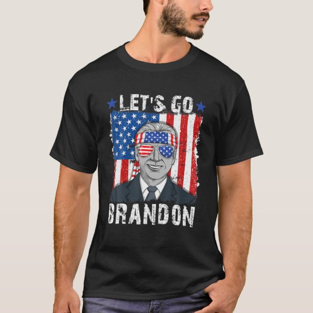 Den amerikanska Flagga Biden Me. T Shirt (Framsida)