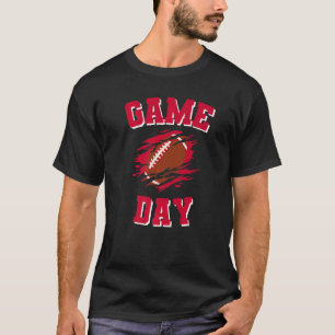 Den amerikanska Flagga Färg - speldagen utanför fo T Shirt