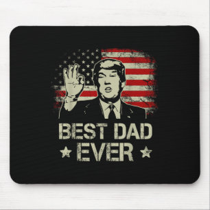 Den amerikanska Flagga Fars dag - bästa Pappa någo Musmatta