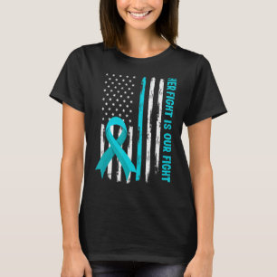 Den amerikanska Flagga Hennes kamp är mitt krigsti T Shirt
