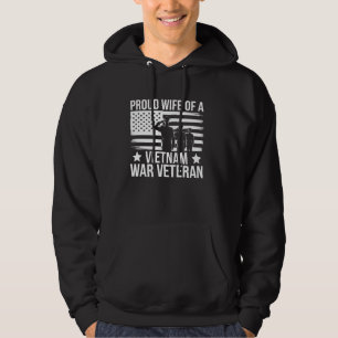 Den amerikanska Flagga Milit i Vietnam Krig Vetera Hoodie