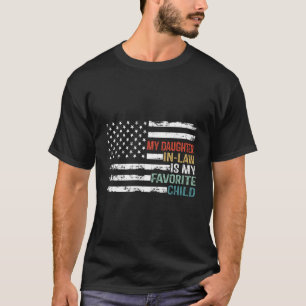 Den amerikanska Flagga min dotter i juridik är min T Shirt
