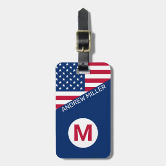 Den amerikanska Flagga moderna resgods i Personlig Bagagebricka