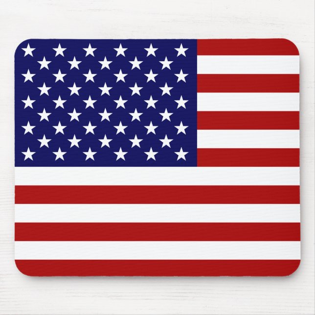 Den amerikanska Flagga Musmatta (Framsidan)